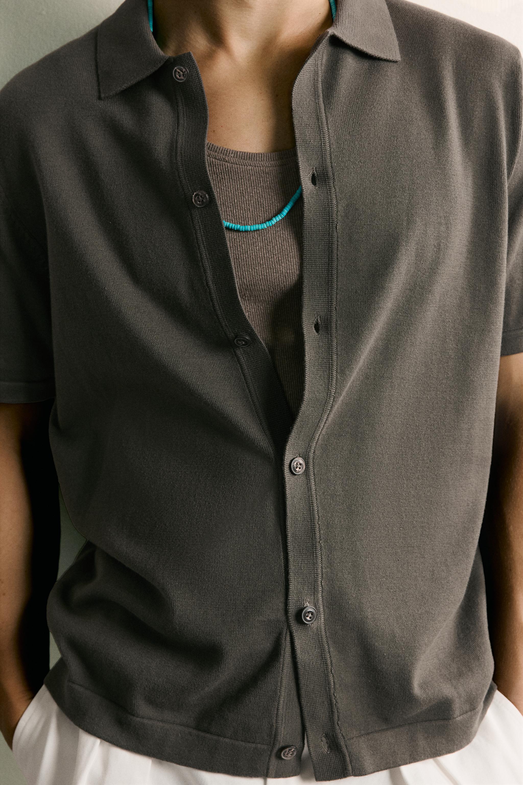 CHEMISE EN MAILLE RELAXED FIT